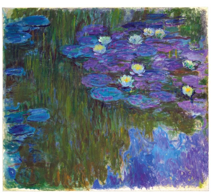 Claude Monet, Nymphéas en fleur, 1914-1917 © Christie’s Images Ltd. 2018 via AP