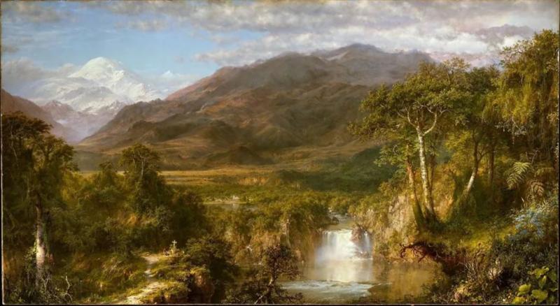 « Au cœur des Andes » (1859), Frederic Edwin Church (1826–1900), The Met (domaine public) © Frederic Edwin Church